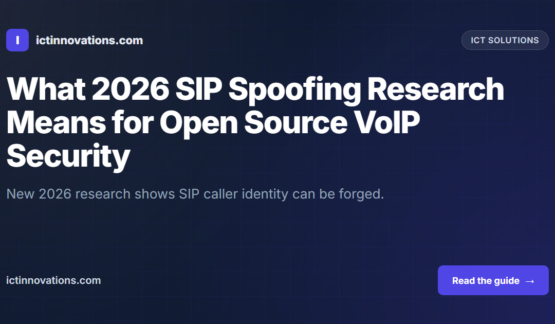 What 2026 SIP Spoofing Research Means for Open Source VoIP Security
